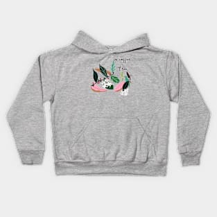 a coffee tree hand drawing Kids Hoodie